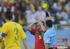 图文：葡萄牙0-0巴西 杜达吃到黄牌