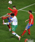 高清：比利亚技压群雄 西班牙1-0葡萄牙晋级