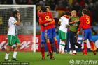 图文：西班牙1-0葡萄牙 哈维庆祝胜利