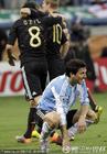 图文：阿根廷0-4德国 布尔迪索的伤心